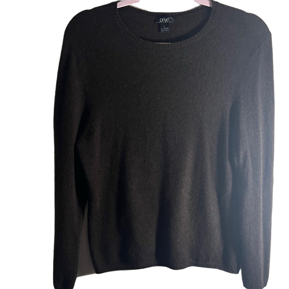 Prive sweater 100% cashmere L washable luxury soft girl office